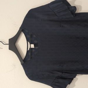 H&M Navy Blouse